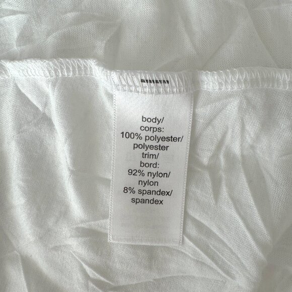 Maurices Plus Size 2X WHITE Stretchy Crinkle Lace Cami - Picture 8 of 11